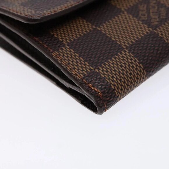 LOUIS VUITTON Damier Ebene Ludlow Coin Purse N62925 LV Auth 134884 - Picture 5 of 16